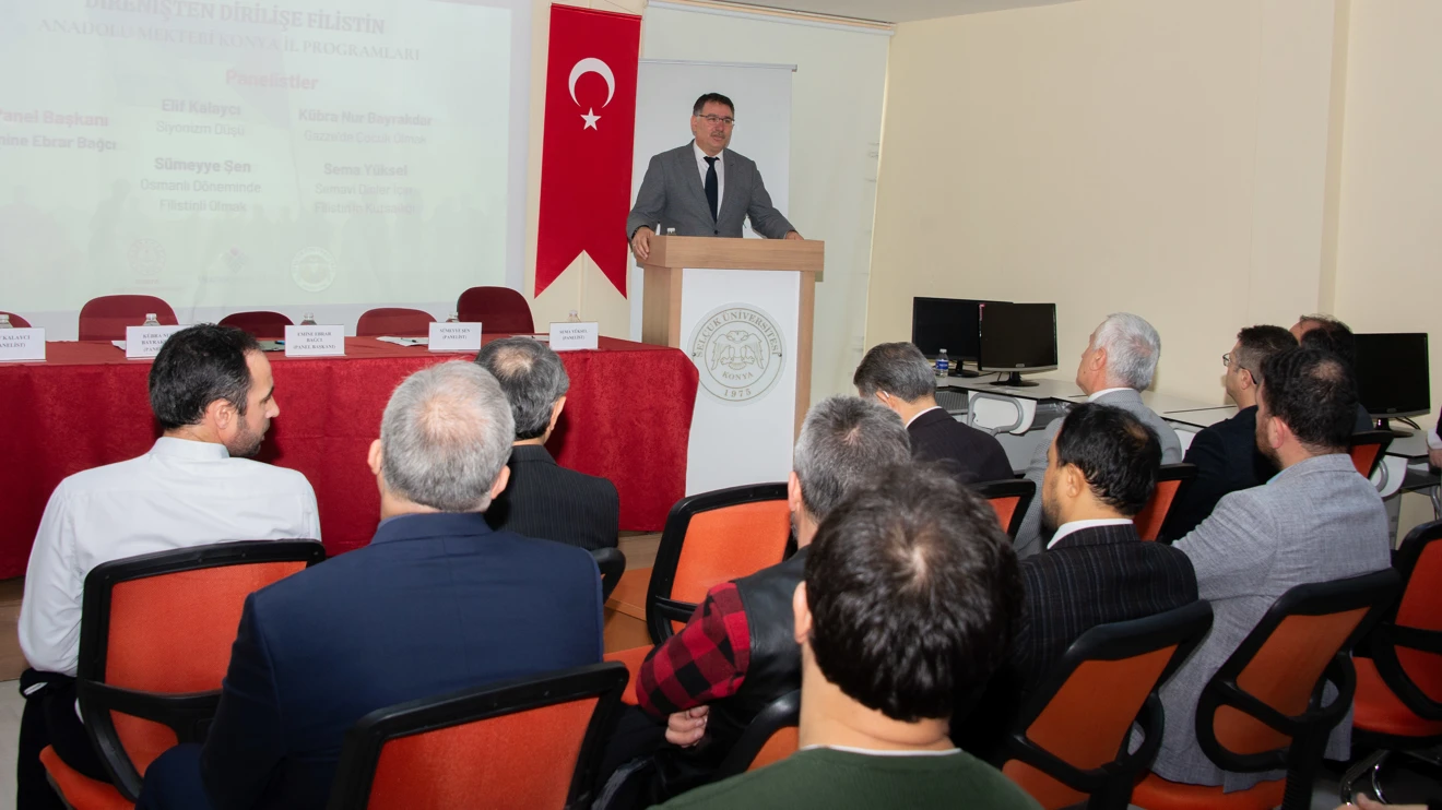 Selçuk Üniversitesinde Direnişten Dirilişe Filistin Paneli